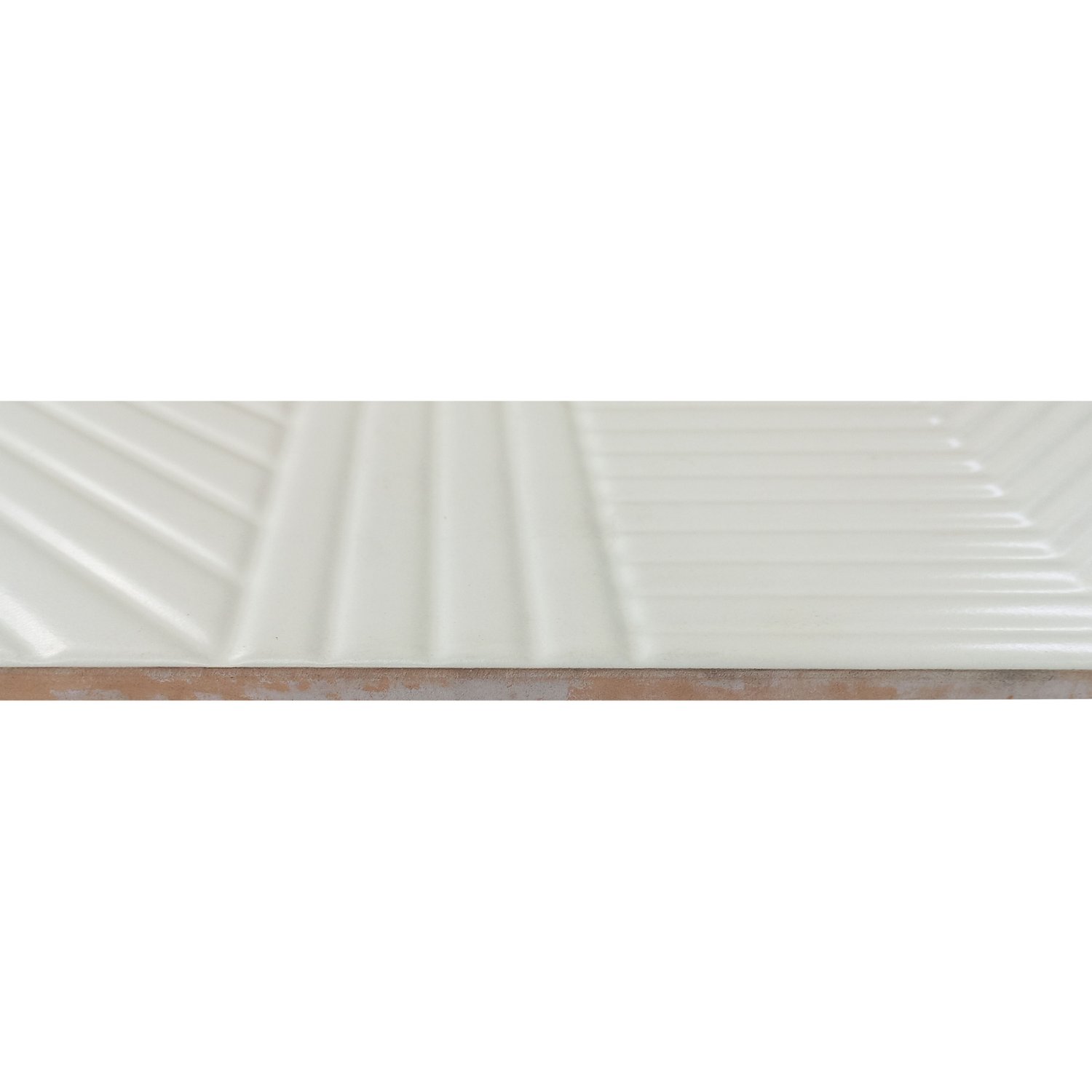 Listelo Cerâmico Habitat L-1 Frost White - Eliane