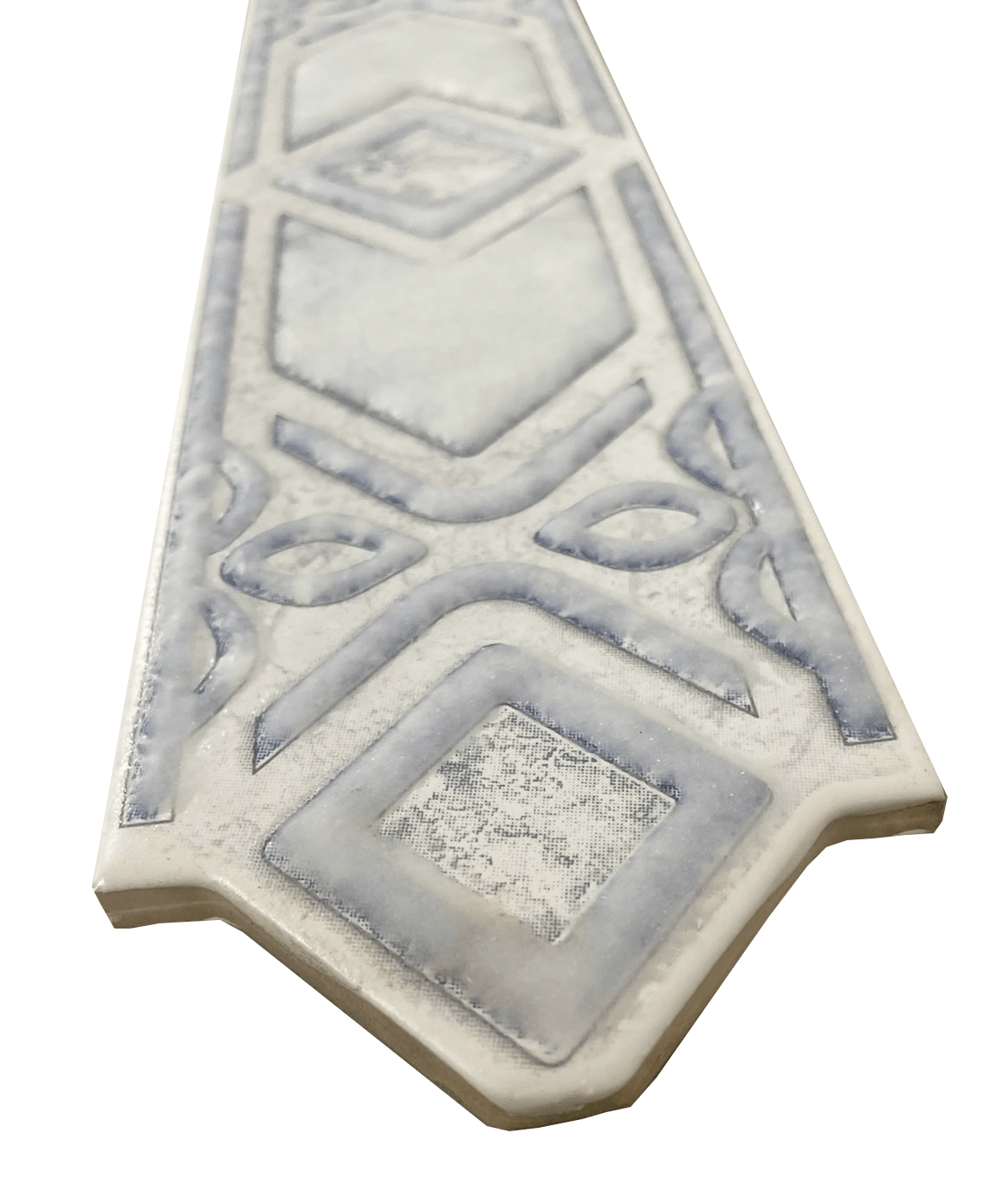 Listelo Cerâmico Losango 80323 BL Matte - Portinari