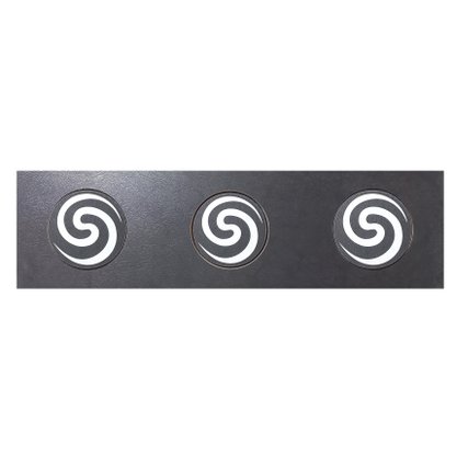 Listelo Cerâmico com Insert Pielle Capitone Noir - Eliane