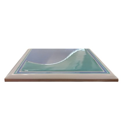 Azulejo Antigo Cerâmico 10x10cm Cor 120 B, para Ambientes Internos, Externos e Piscinas- Eliane