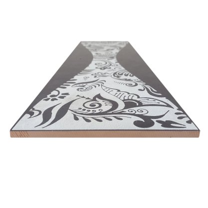 Listelo Cerâmico Pielle Charmam Noir - Eliane