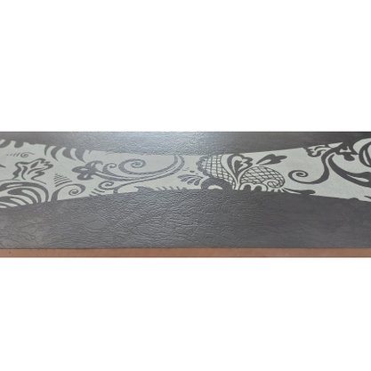 Listelo Cerâmico Pielle Charmam Noir - Eliane