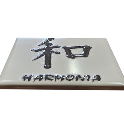 Azulejo Antigo Cerâmico Japones "Harmonia" 10x10cm - Eliane
