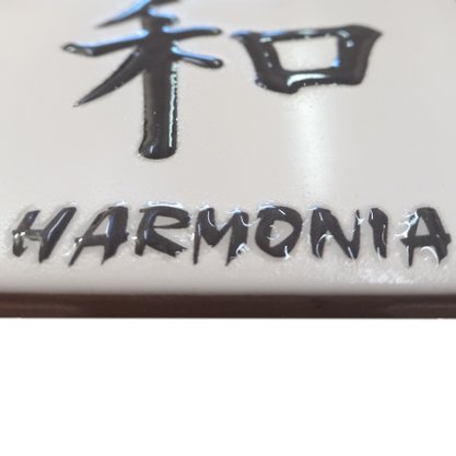 Azulejo Antigo Cerâmico Japones "Harmonia" 10x10cm - Eliane