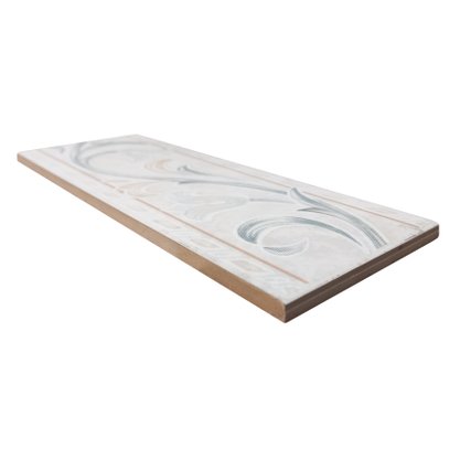 Listelo Cerâmico Atlanta L-200 Branco Sea - Eliane
