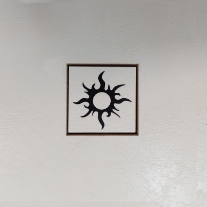Listelo Cerâmico com Insert Pielle Quadrat Blanche - Eliane