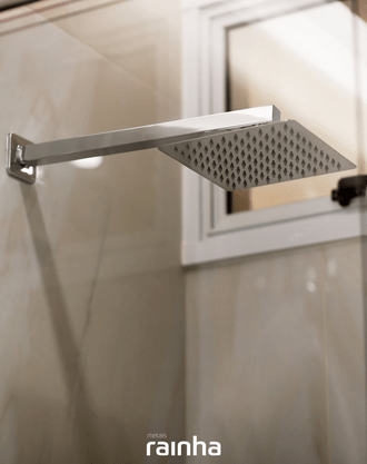 45500 DUCHA ARTICULADA SLIN SQUARE METAL RAINHA - CROMADA