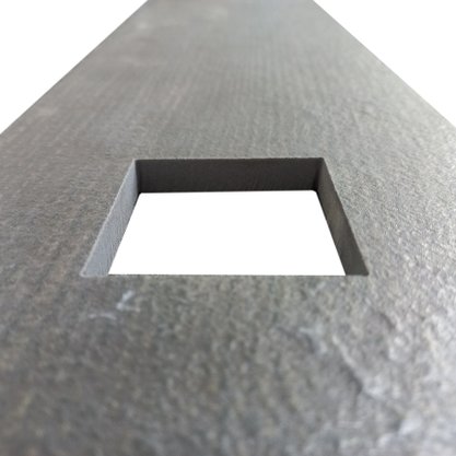 Listelo em Porcelanato Woodstone Ruanda Carbon - Eliane