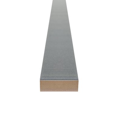 FILETE CERÂMICO LISS CINZA ESMALTADO - ELIANE - 2X24CM -
