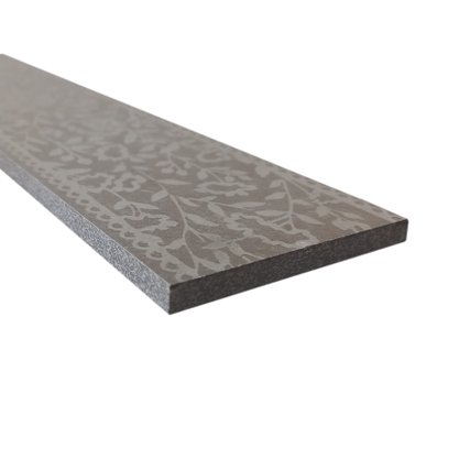 Listelo em Porcelanato Beton Village Dark Gray - Eliane