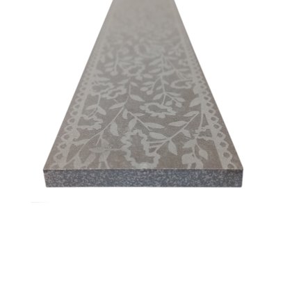 Listelo em Porcelanato Beton Village Dark Gray - Eliane