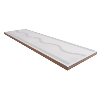 Listelo Cerâmico Estilo L-400 Gelo - Eliane