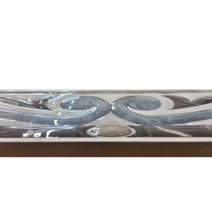 Listelo Cerâmico Ametista L-100 Gelo - Eliane
