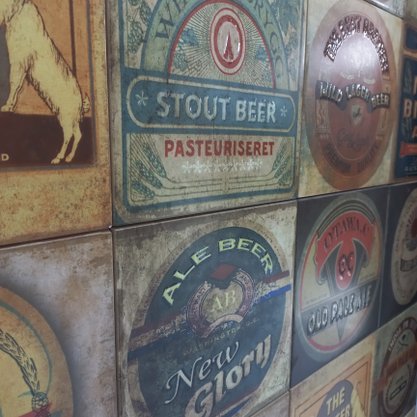 Kit Azulejo Decorativo Beer com 12 Unidades - Gabriella