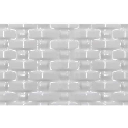 Listelo Cerâmico 5447 Trama Branco Lustre - Ceusa