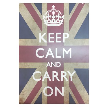 Azulejo Decorativo Cartaz Keep Calm - Ceusa