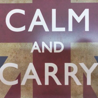 Azulejo Decorativo Cartaz Keep Calm - Ceusa