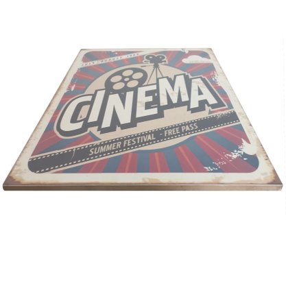 Azulejo Decorativo Cartaz Cinema - Ceusa
