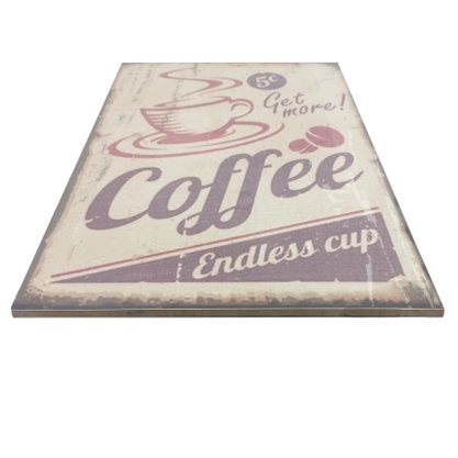 Azulejo Decorativo Cartaz Coffee - Ceusa