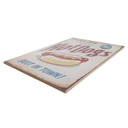 Azulejo Decorativo Cartaz Hot Dog - Ceusa
