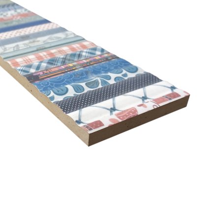 LISTELO CERÂMICO 4409 TEXTURAS - CEUSA - 7,3x64,3CM - CLASSE A