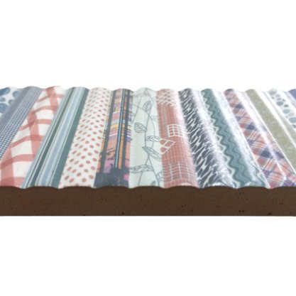 LISTELO CERÂMICO 4409 TEXTURAS - CEUSA - 7,3x64,3CM - CLASSE A
