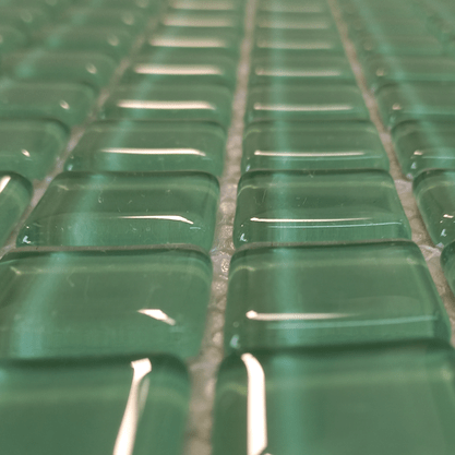 Pastilha em Vidro  Pack Iris Verde Água para Ambientes Internos, Externos e Piscinas  - Portinari