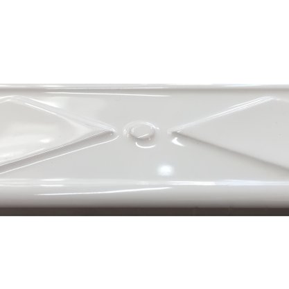 Listelo Cerâmico Geométrico Primavera Branco - Dexco