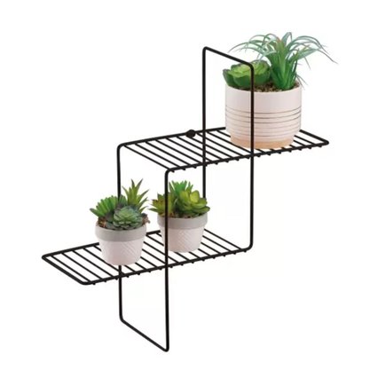 NICHO DECORATIVO/SUPORTE PARA OBJETOS PRETO FOSCO 1903PT - FUTURE
