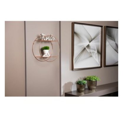 NICHO DECORATIVO/SUPORTE PARA OBJETOS GOLD 1901DD - FUTURE