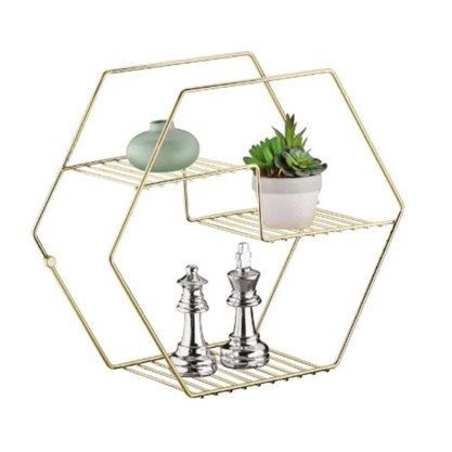 NICHO PRATELEIRA DECORATIVO DE PAREDE GOLD 1902DD - FUTURE