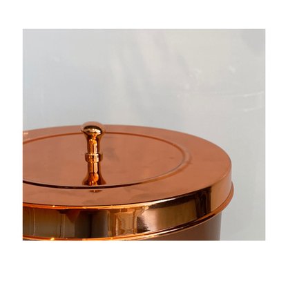 LIXEIRA ROSE GOLD COM TAMPA 552RG 5 LITROS - FUTURE -