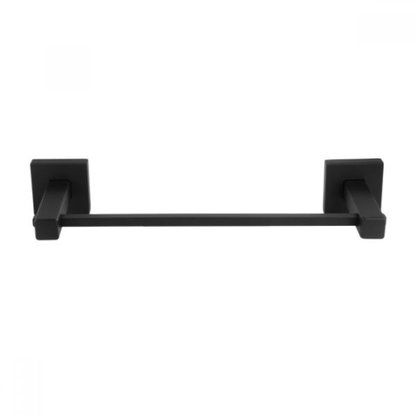 Porta Toalha De Rosto Inox Square SQ12540 Preto - Ducon
