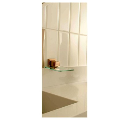 Saboneteira Inox Square SQ12420 Rose Gold - Ducon