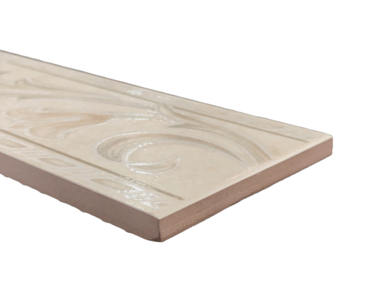 Listelo Cerâmico Atlanta L-200 Crema Sand - Eliane