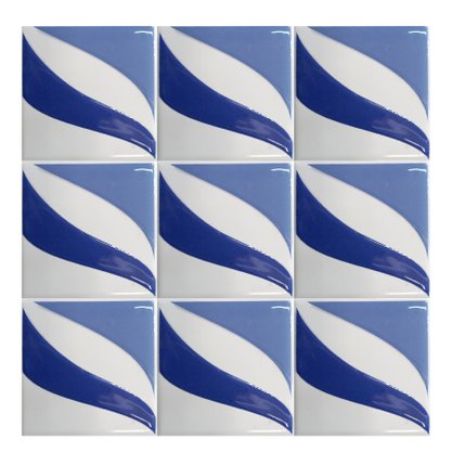 Azulejo Antigo Cerâmico 10x10cm Cor 160, para Ambientes Internos, Externos e Piscinas - Eliane