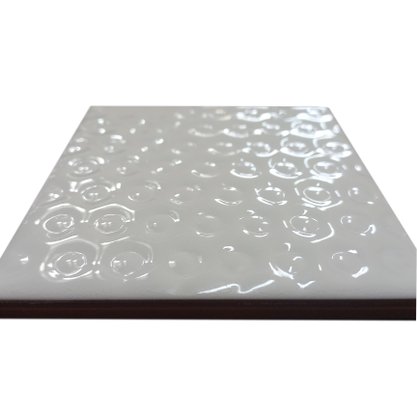Azulejo Antigo Cerâmico 10x10cm Corsário Branco para Ambientes Internos, Externos Piscinas - Eliane