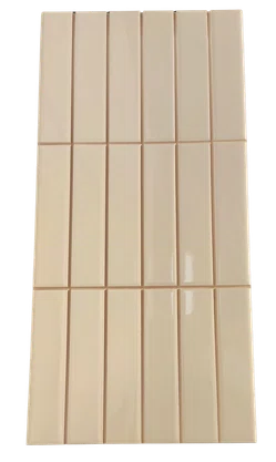 AZULEJO CERAMICO DECORATIVO AREIA LONG LUX - COMERCIAL - 14,5X14,5CM