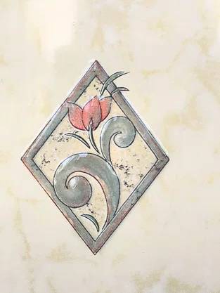 AZULEJO ANTIGO CERÂMICO DECORATIVO DEBORA BE-1 - ALIANDA