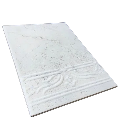 AZULEJO ANTIGO CERÂMICO DECORATIVO OMAHA WH-0 - CLASSE A - 15X20CM -