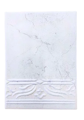 AZULEJO CERÂMICO DECORATIVO OMAHA WH-0 - CLASSE A - 15X20CM -