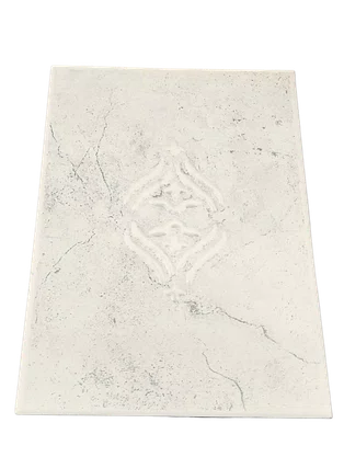 AZULEJO ANTIGO CERÂMICO DECORATIVO OMAHA WH-1 - 15X20CM - CLASSE A