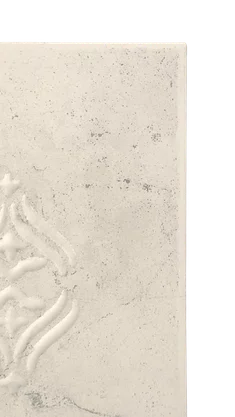 AZULEJO ANTIGO CERÂMICO DECORATIVO OMAHA WH-1 - 15X20CM - CLASSE A
