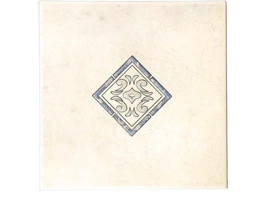 AZULEJO CERÂMICO DECORATIVO SIMONE GEO WH-1 - CLASSE A - 15X15CM