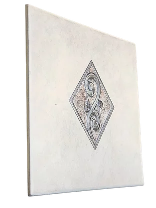 AZULEJO ANTIGO CERÂMICO DECORATIVO TIERRY SL-1 - CLASSE A - 15,5X15,5CM