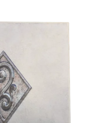 AZULEJO ANTIGO CERÂMICO DECORATIVO TIERRY SL-1 - CLASSE A - 15,5X15,5CM