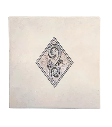 AZULEJO CERÂMICO DECORATIVO TIERRY SL-1 - CLASSE A - 15,5X15,5CM