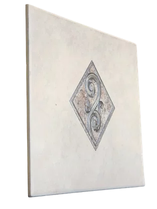 AZULEJO ANTIGO CERÂMICO DECORATIVO TIERRY SL-1 - CLASSE A - 15,5X15,5CM