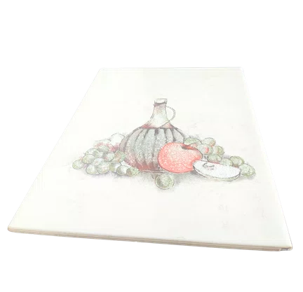 AZULEJO ANTIGO CERÂMICO DECORATIVO EVORA WH-1 - CLASSE A - 15X20