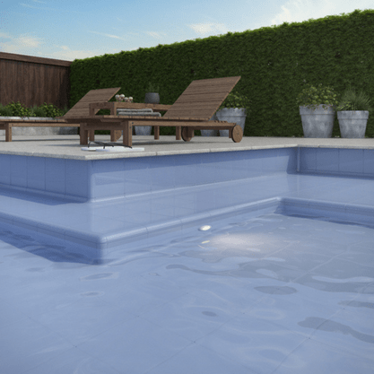 AZULEJO ANTIGO CERÂMICO PARA PISCINA AZUL LAGUNA - ELIANE - 20 X 20